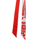 Silk Le Tour Du Monde Twillon Rouge Rose Rouge Coquelicot