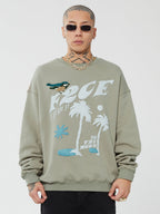 F2CE LOGO Foam Creative Print Embroidery Sweatshirts