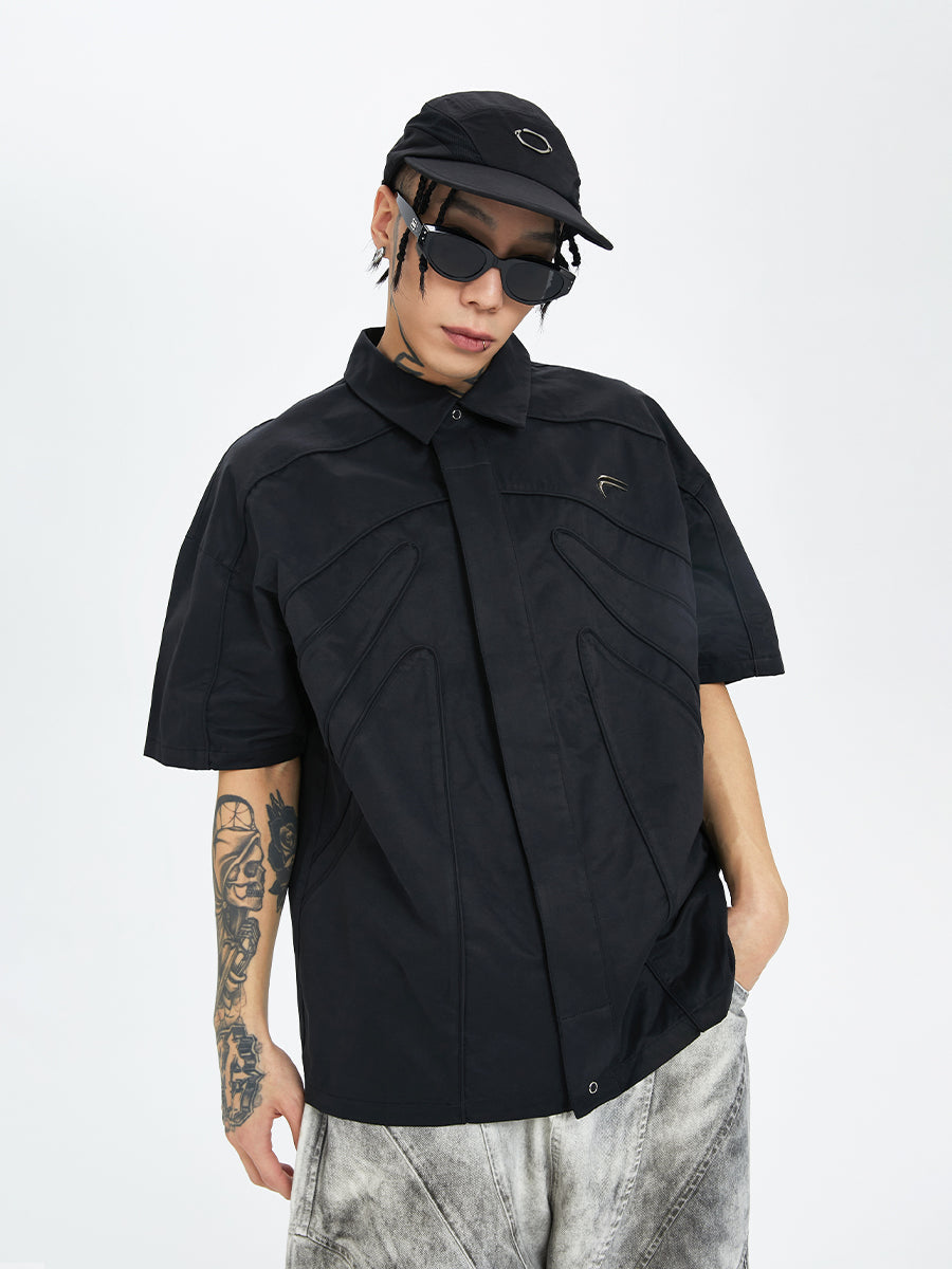 F2CE Dark Bone 3D Metal Logo Shirt
