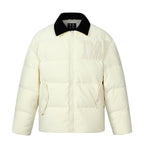 MEDM Corduroy Lapel Color Blocking Down Jacket
