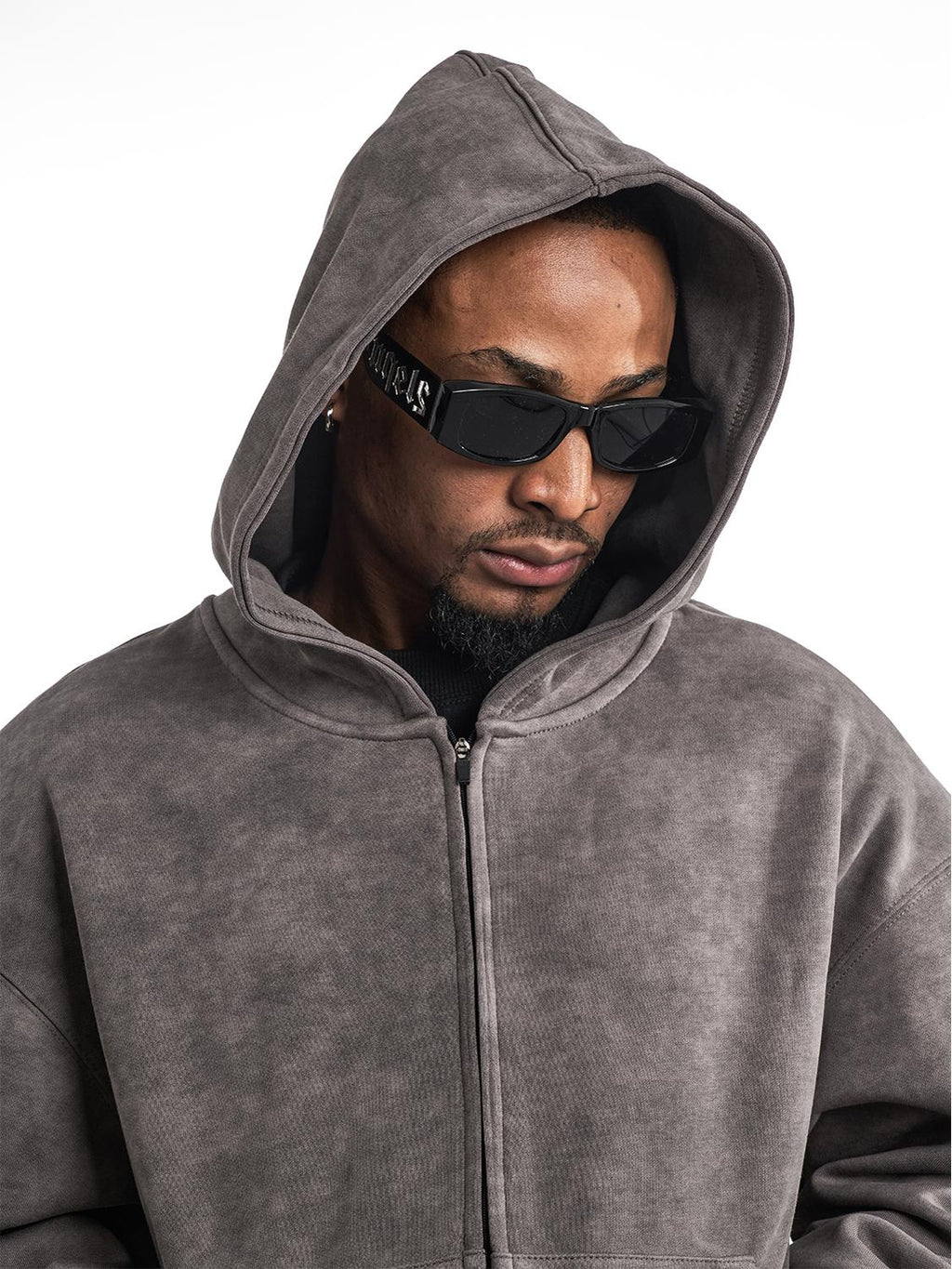 F3F Select Wasteland Distressed Zip Up Hoodie