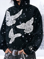 YADcrew Lace Peace Dove Hoodie