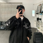 F3F Select Embroidered Suede Lapel Jacket