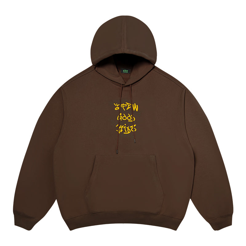AFGK Graffiti Print Hoodie
