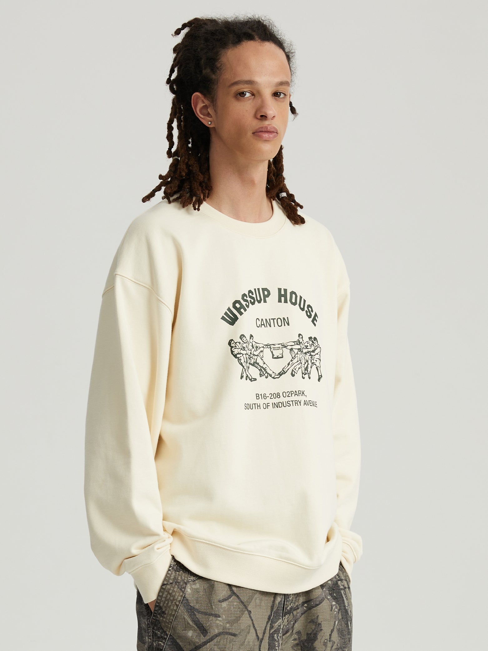 Wassup House Tug Of War Prints Sweatshirt
