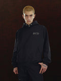 DICETINY Metal Logo & Button Hoodie
