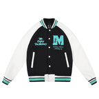 MEDM Font Typography Varsity Jacket