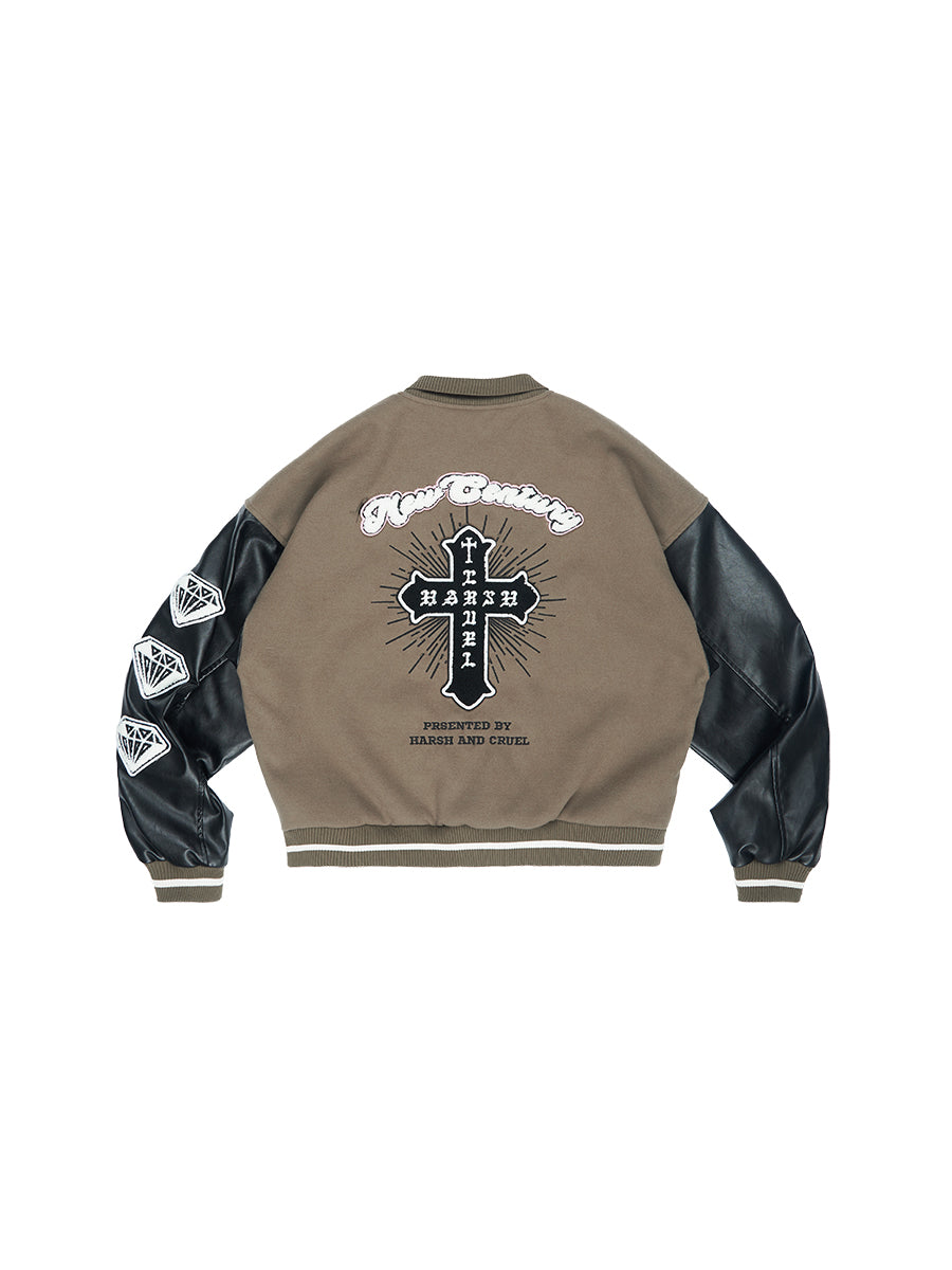 Harsh and Cruel New Century Embroidered Varsity Jacket