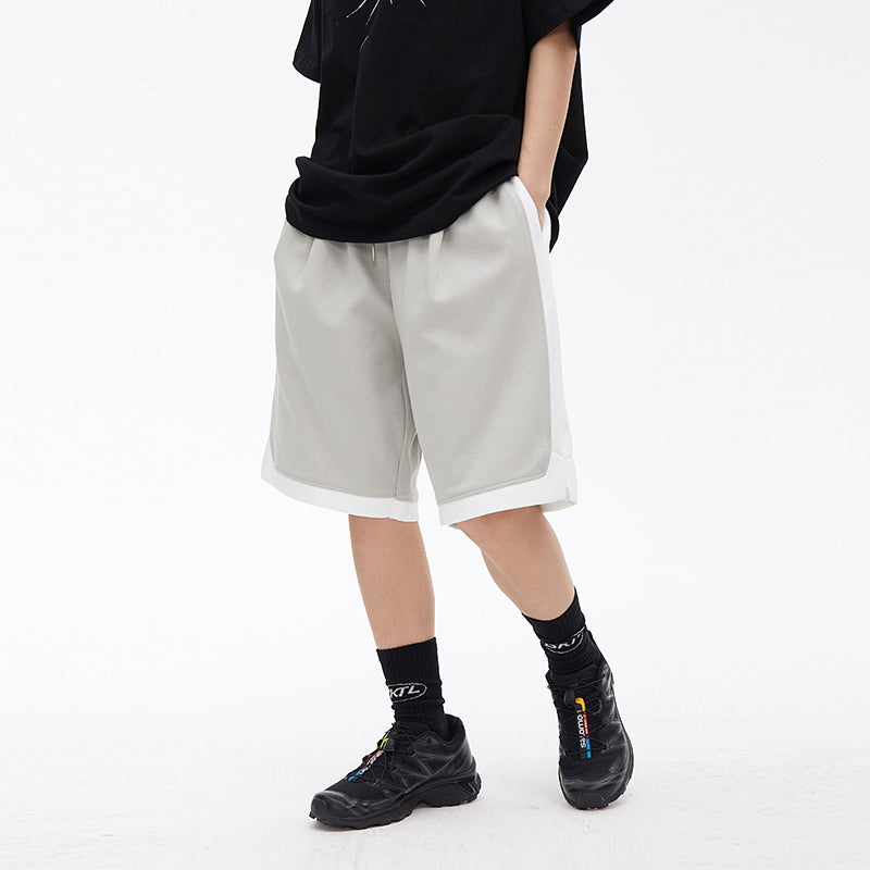 Contrast Color Basketball Shorts
