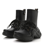 Mat Rubber Monogram LV Archlight Sneaker Boots 38 Black