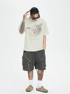 F2CE Angel Noise Print Vintage Tee
