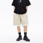 Contrast Color Basketball Shorts