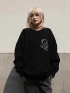 S45 Embroidered Logo Multicolor Knit Sweater