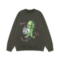 Cashrules Washed Cactus Print Sweatshirt