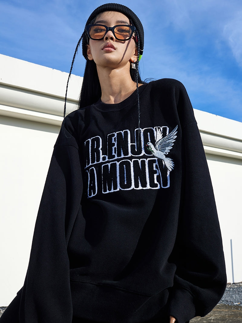 MEDM Three Dimensional Embroidery Sweatshirts