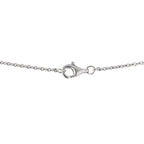 18K White Gold Diamond Bouton de Camelia Pendant Necklace