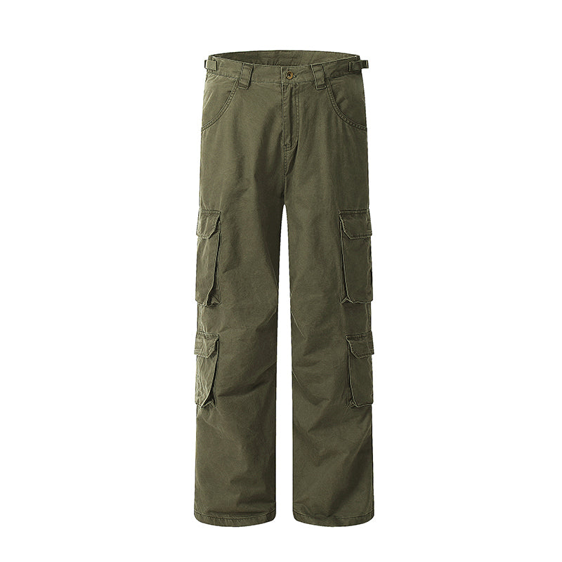 F3F Select Washed & Aged 3D Multi Pocket Work Pants