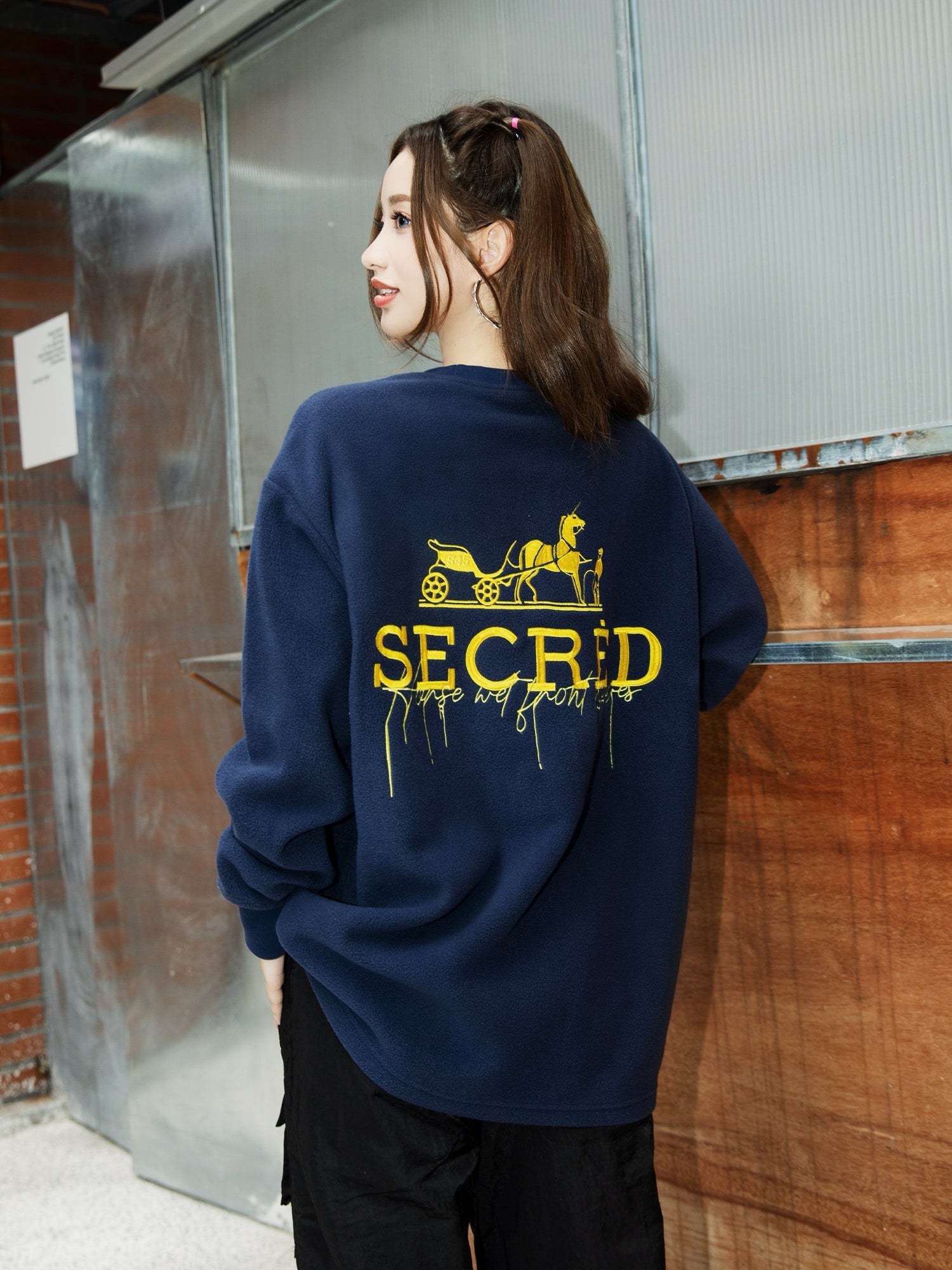 S45 Spoof Horse Fleece Sweat
