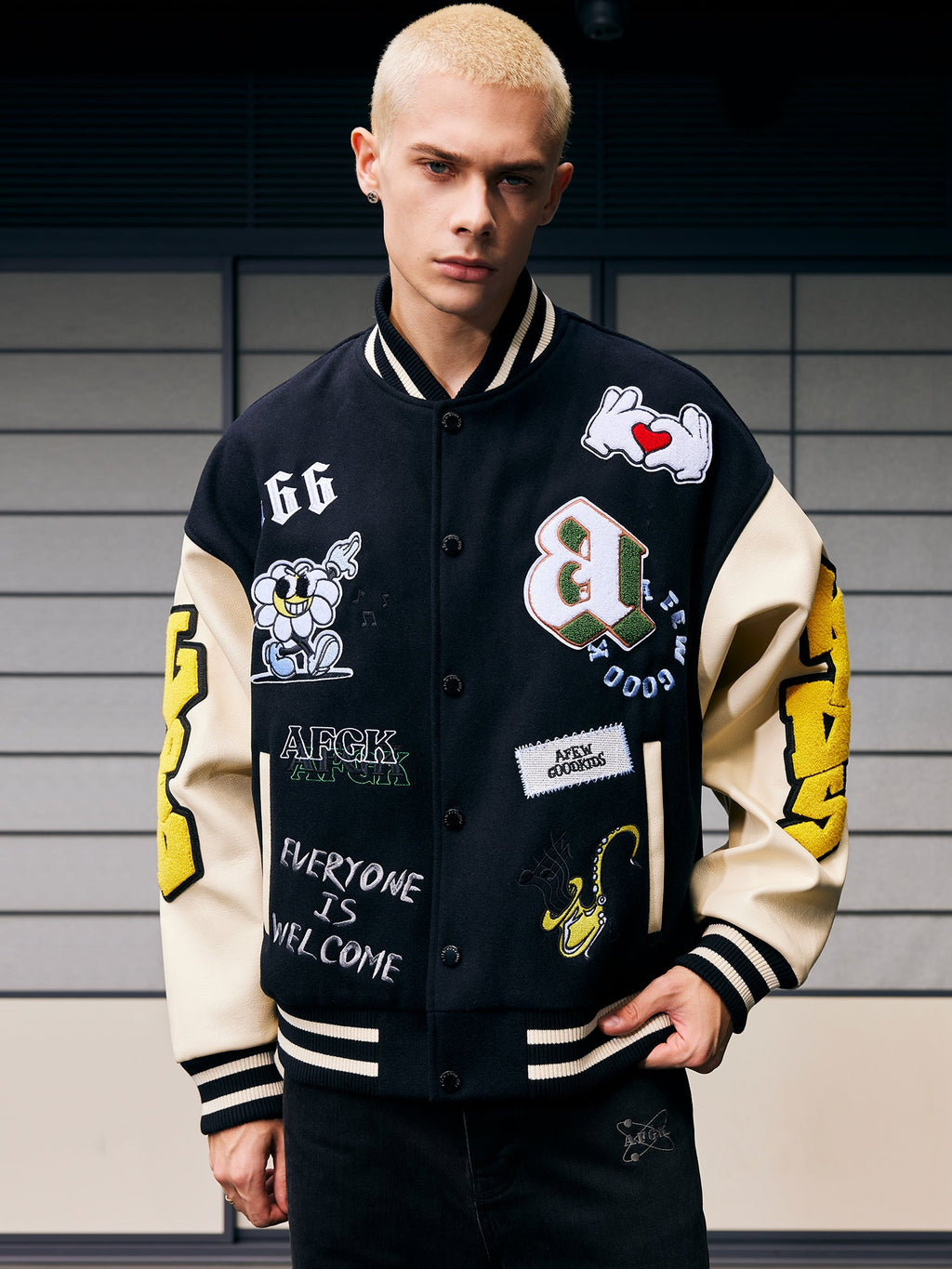 AFGK 6th Anniversary Edition Graffiti Varsity Jacket