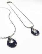 Nbostore Water Drops Snake Bone Necklace