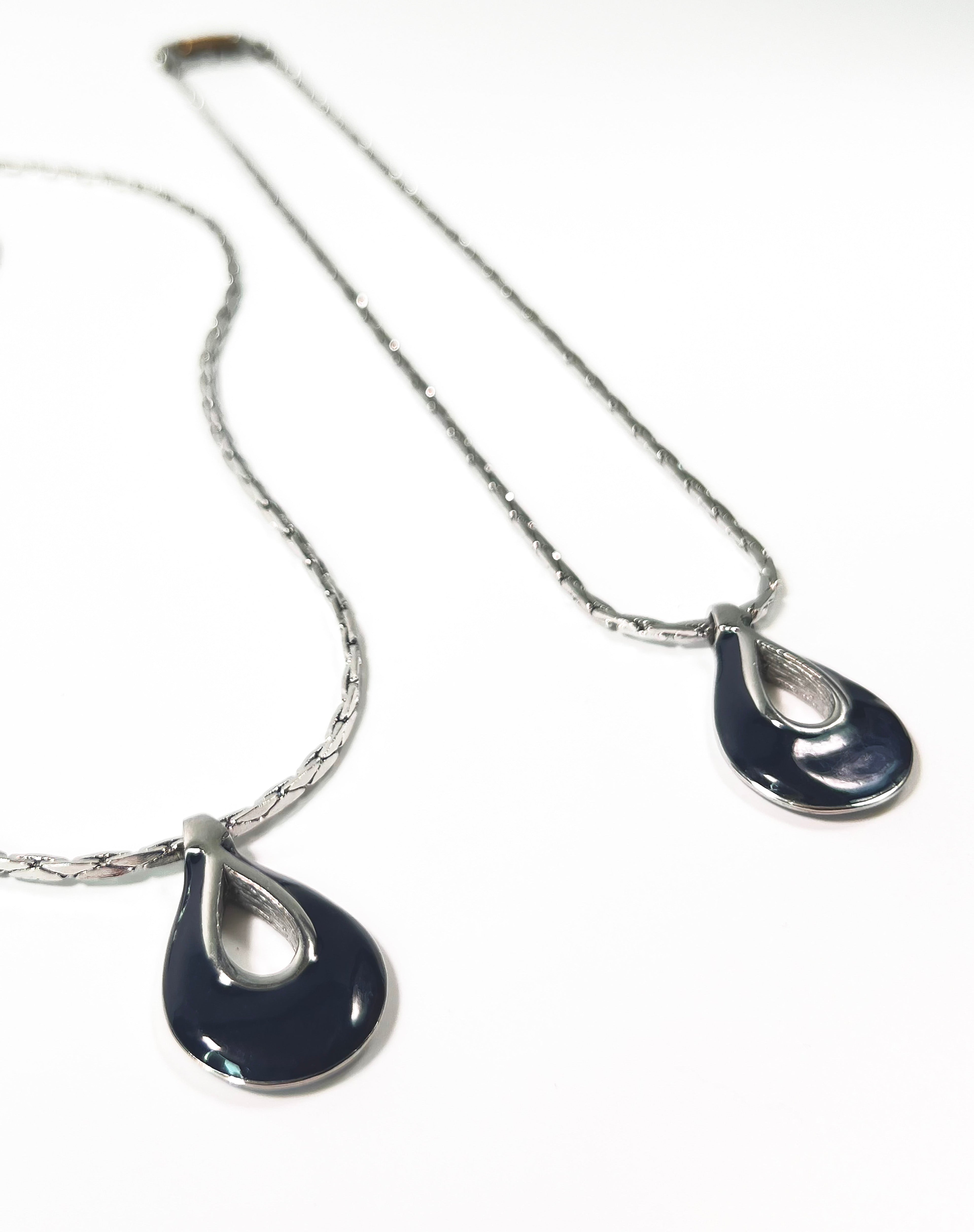 Nbostore Water Drops Snake Bone Necklace