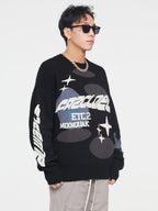 F2CE Foam Print Knit Sweater