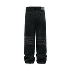 ANTIDOTE Hardware Decoration Knee Pocket Denim Jeans