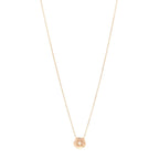 18K Rose Gold Diamond Extrait de Camélia Pendant Necklace