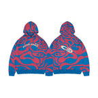 S45 Bubble Circle Camouflage Knit Hoodie