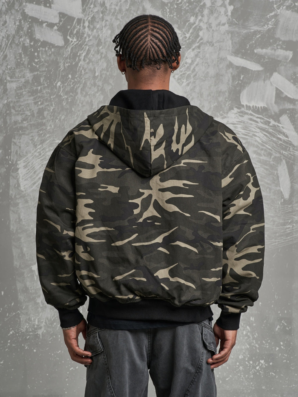 F3F Select Reversible Camouflage Zip Up Hoodie
