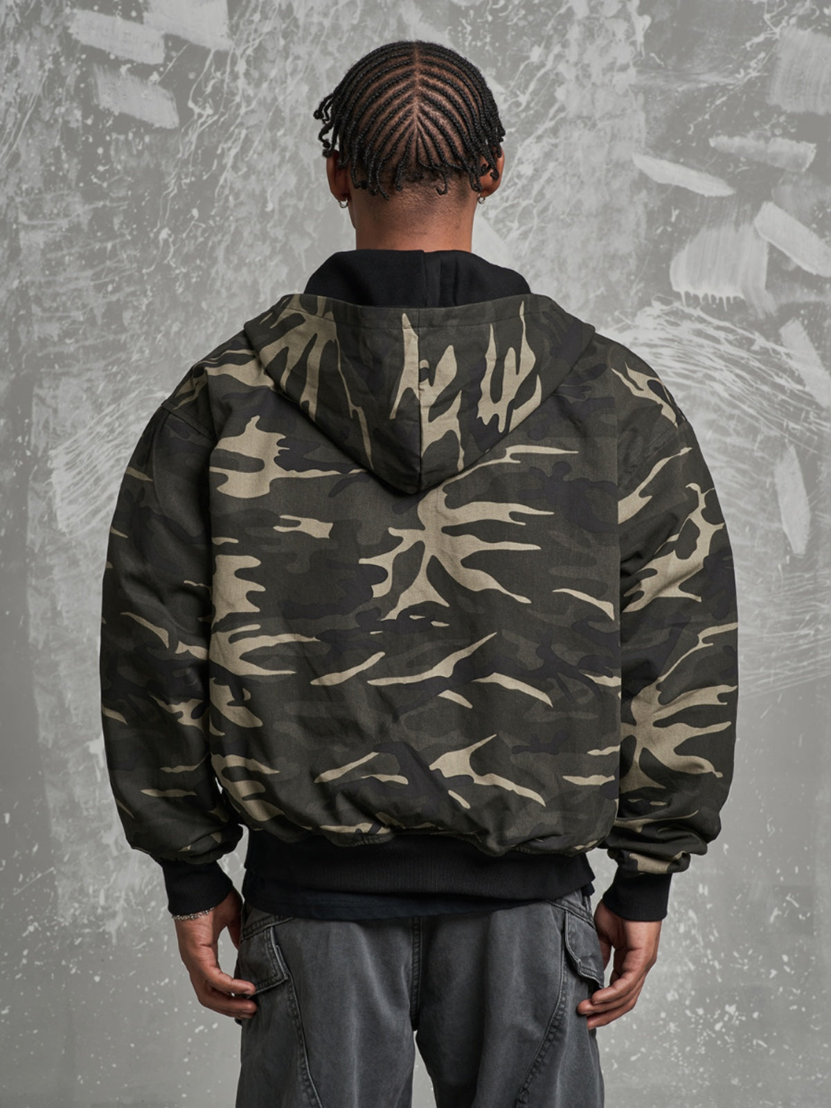 F3F Select Reversible Camouflage Zip Up Hoodie