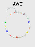AWE Multicolor Mushroom Necklace