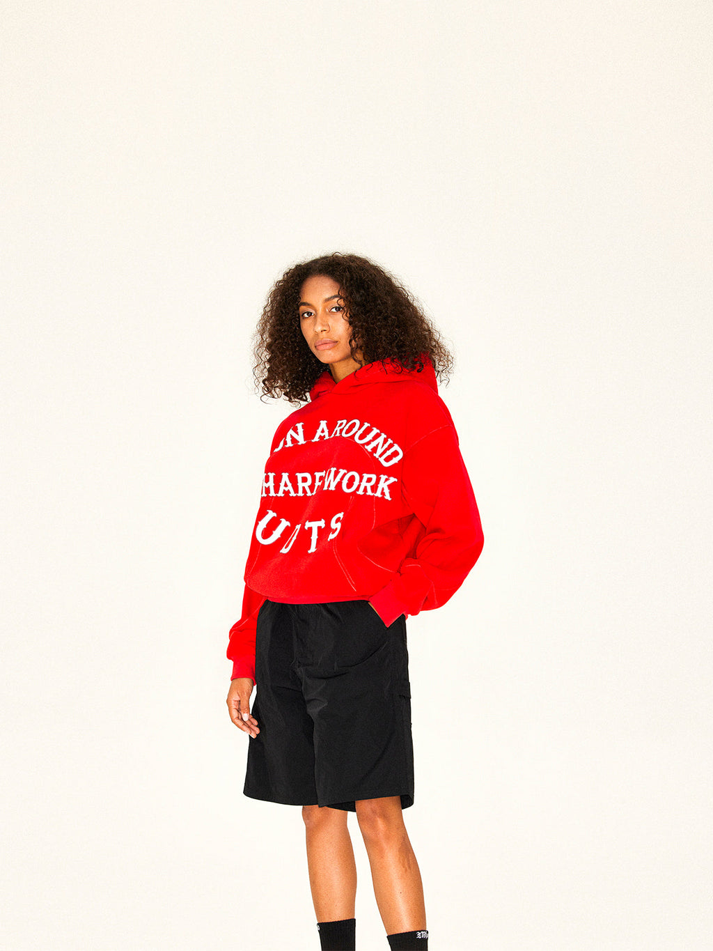 MHARF Printed Patchwork Hoodie