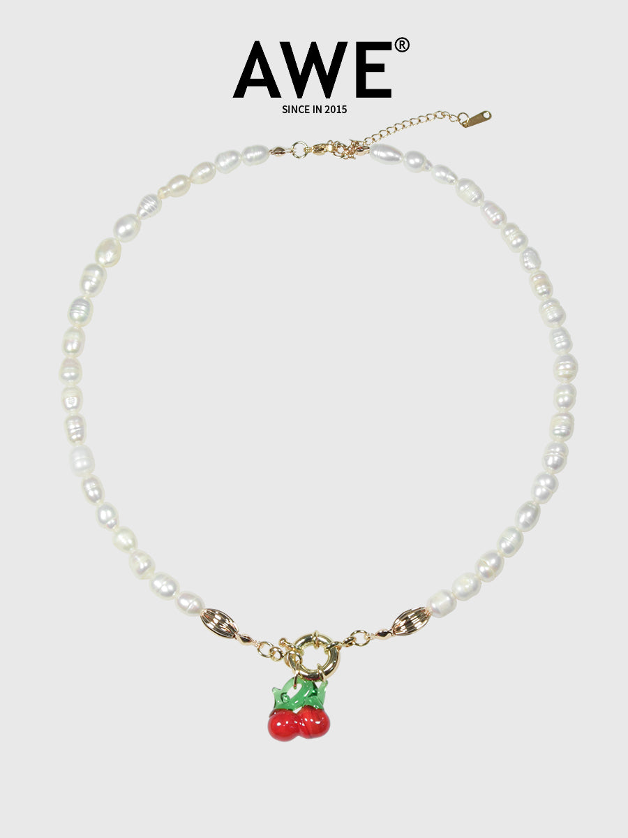 AWE Cherry Pearl Necklace