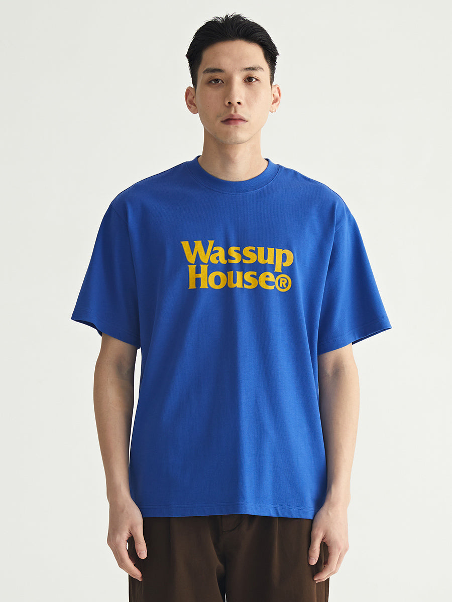 Wassup House Basic Logo Print Tee
