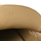 Suede Calfskin Mens Lazy Loafers 40 Beige Sable
