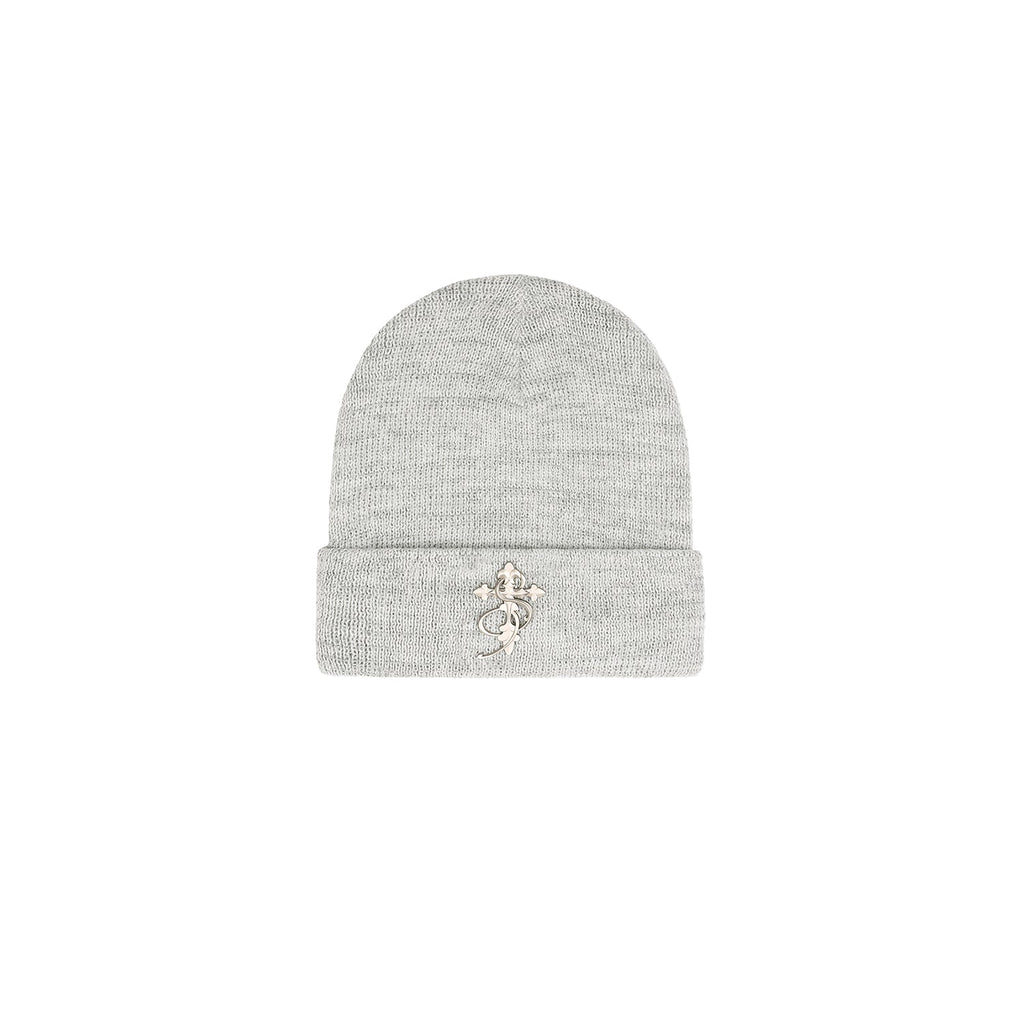 Small Town Kid 3D Metal Logo Beanie