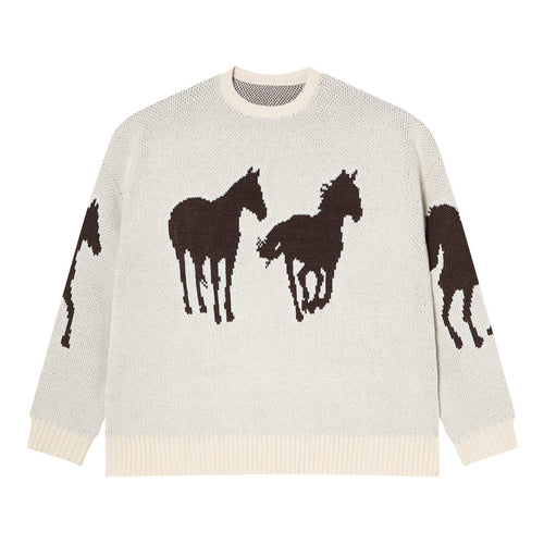 AFGK Dark Horse Jacquard Knit Sweater