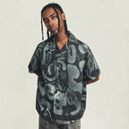 ANTIDOTE Python Print Short Sleeve Shirt