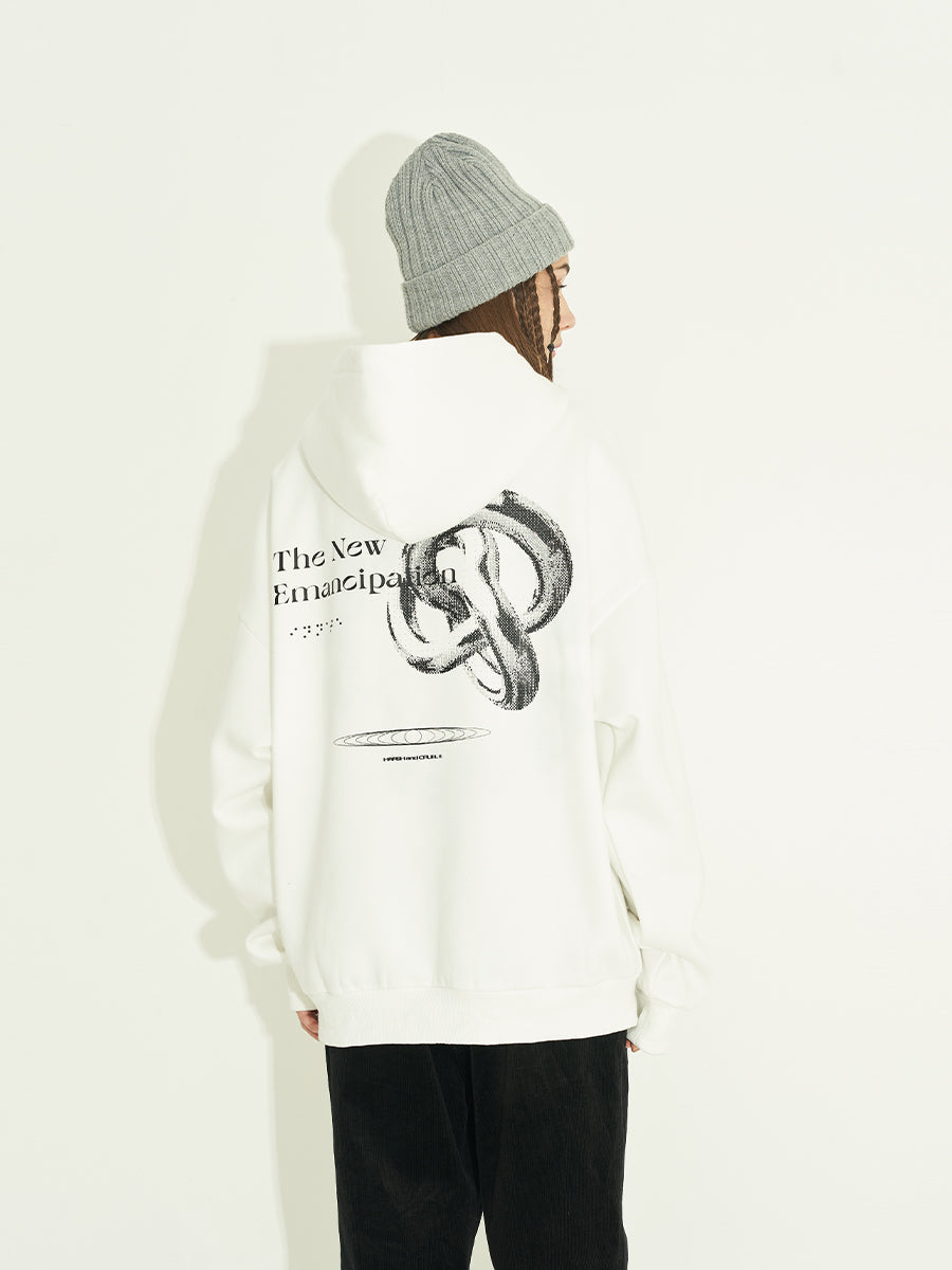 Harsh and Cruel 3D Metal Texture Printing Hoodie
