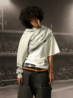 MHARF Gray House Graphic Printed Hoodie