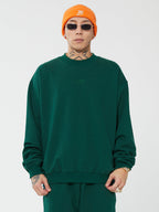 F2CE Embroidered LOGO Basic Pullover Sweatshirts