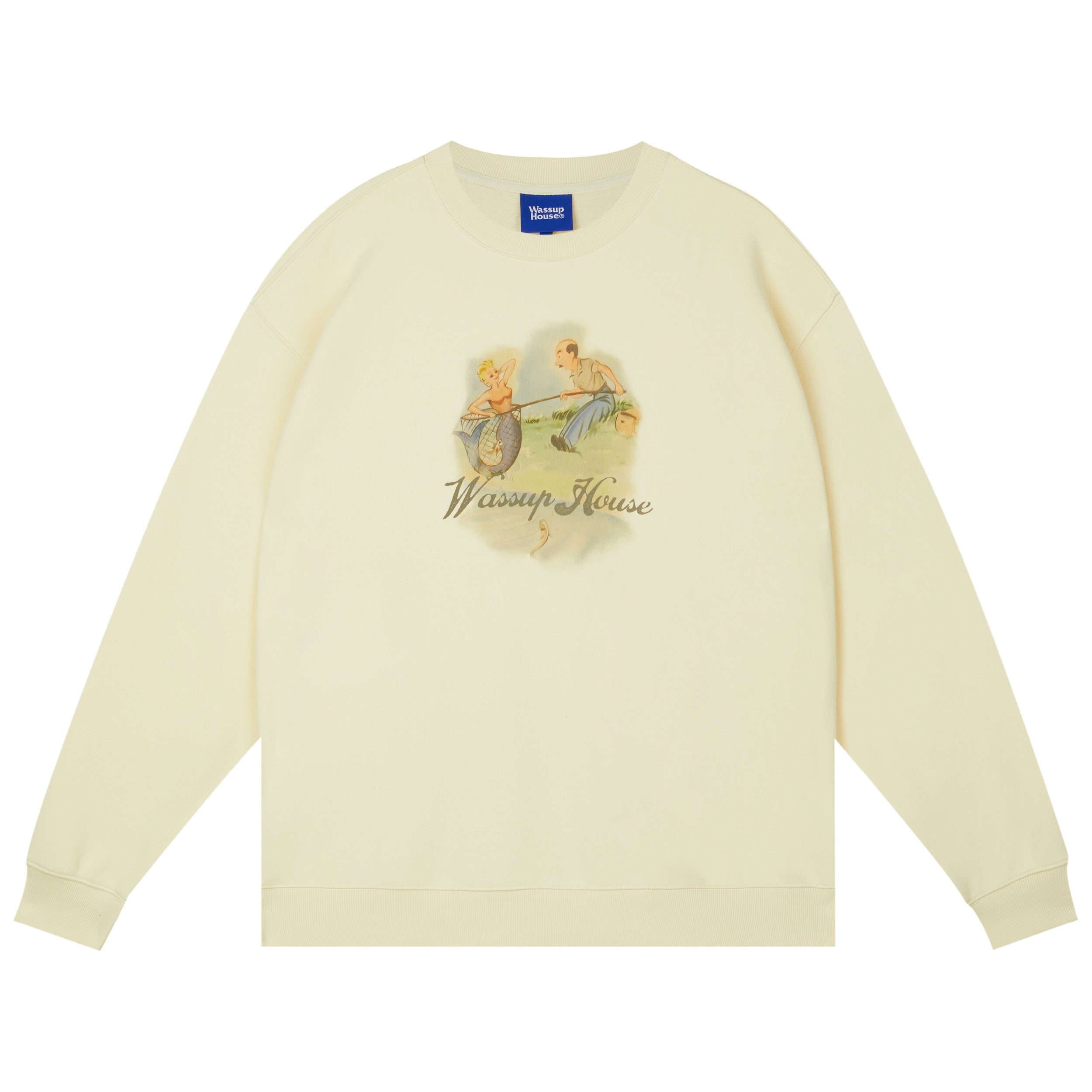 Wassup House Mermaid Tale Printed Sweatshirt