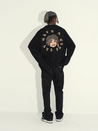 Harsh and Cruel Hand-Painted Kids Circular 3D LOGO Knit Sweater