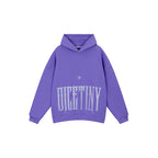 DICETINY Distressed Logo Printed Hoodie