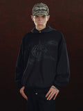 DICETINY Mottled Logo Printed Sweatshirt