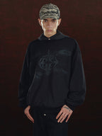 DICETINY Mottled Logo Printed Sweatshirt