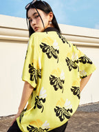 MEDM Lapel Color Short Sleeved Hawaiian Shirt