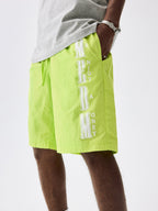 MEDM Nylon Letter Logo Sports Shorts