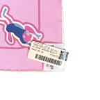 Silk Caracteristick Detail Scarf 45 Rose Bonbon Bleu Violet